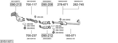 BOSAL SYS11071