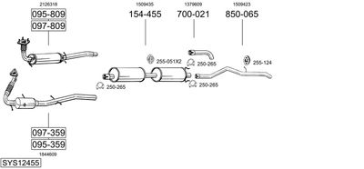 BOSAL SYS12455