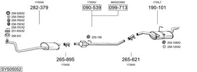 BOSAL SYS05052