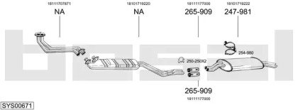 BOSAL SYS00671