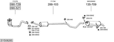 BOSAL SYS08285