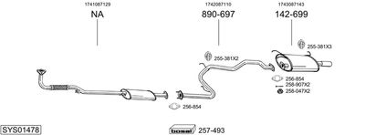 BOSAL SYS01478