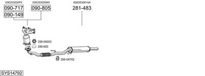 BOSAL SYS14792