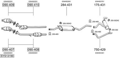 BOSAL SYS13190