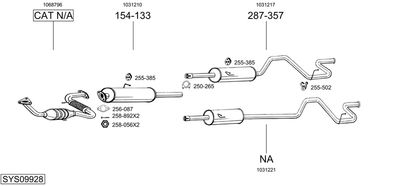 BOSAL SYS09928 BOSAL SYS09928