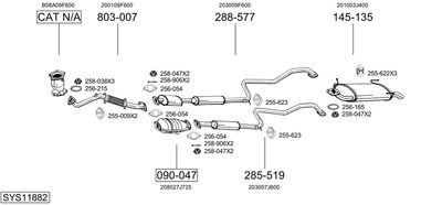 BOSAL SYS11882