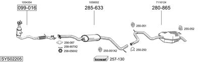 BOSAL SYS02205 BOSAL SYS02205