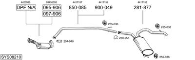 BOSAL SYS08210 BOSAL SYS08210