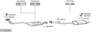 BOSAL SYS00481