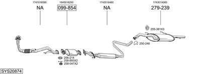 BOSAL SYS20874