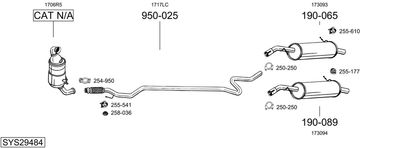 BOSAL SYS29484 BOSAL SYS29484