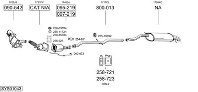 BOSAL SYS01043