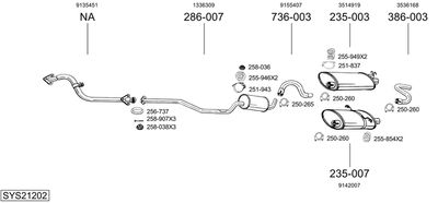 BOSAL SYS21202