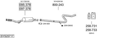 BOSAL SYS25717