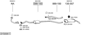 BOSAL SYS00817