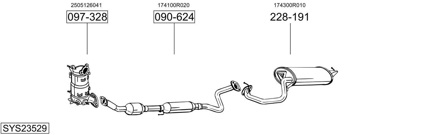 BOSAL SYS23529