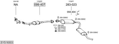BOSAL SYS18303