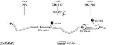 BOSAL SYS04845