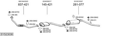 BOSAL SYS23038