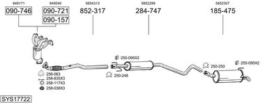 BOSAL SYS17722