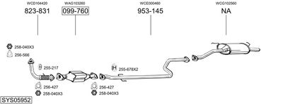 BOSAL SYS05952