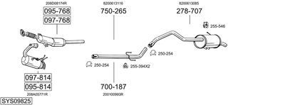 BOSAL SYS09825