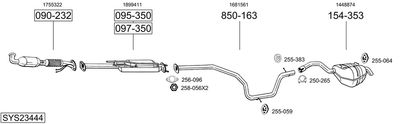 BOSAL SYS23444 BOSAL SYS23444