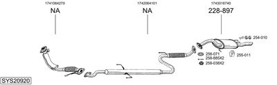 BOSAL SYS20920