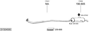 BOSAL SYS04595