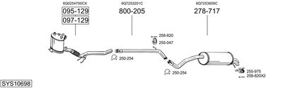 BOSAL SYS10698