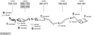 BOSAL SYS02317