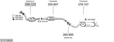 BOSAL SYS10628