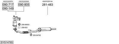 BOSAL SYS14785