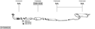 BOSAL SYS06535
