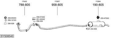 BOSAL SYS08540