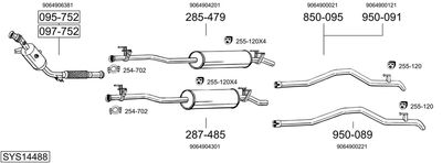 BOSAL SYS14488