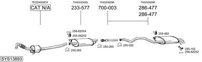 BOSAL SYS13893