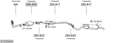 BOSAL SYS05648