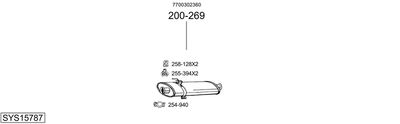 BOSAL SYS15787