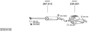 BOSAL SYS14116