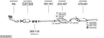 BOSAL SYS18761 BOSAL SYS18761
