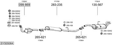 BOSAL SYS05064
