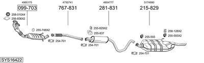 BOSAL SYS16422