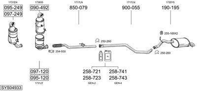 BOSAL SYS04933