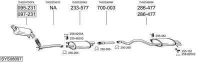 BOSAL SYS08097