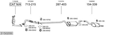 BOSAL SYS02050