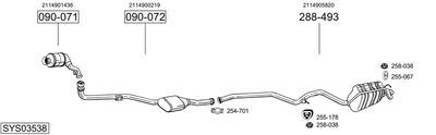 BOSAL SYS03538