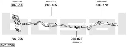 BOSAL SYS16745