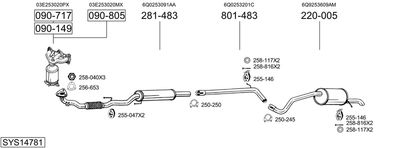 BOSAL SYS14781