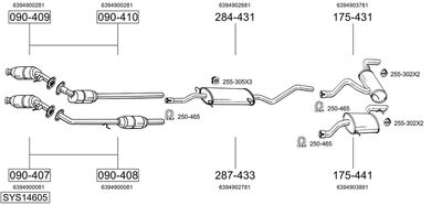 BOSAL SYS14605